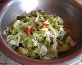 A picture of step 1 of Mix vegetable paratha.