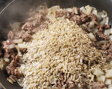 A picture of step 2 of Layered Cabbage Roll Casserole.