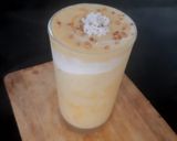 A picture of step 3 of Golden PIÑA COLADA SHAKE🥥 ♥️🍍.