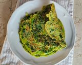 A picture of step 2 of Spinach, Egg, and Bresaola Roll-Ups.