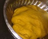 A picture of step 1 of Dal dhokli.