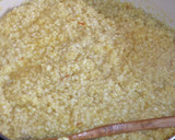 Foto del paso 3 de la receta: Bolitas de arroz rellenas de mozzarella y jamón hilado