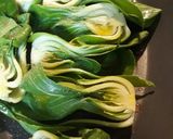 A picture of step 1 of Roasted Parmesan Bok-Choy.