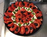 Une image de l'étape 8 de Salade de tomates marmande à l'ail noir et mozzarella di buffala.
