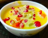 A picture of step 5 of Fruit Custard.