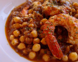 Foto del paso 7 de la receta: Garbanzos estofados con gambas