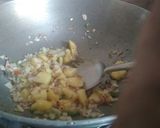 A picture of step 5 of Peanut poha.