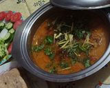 A picture of step 7 of Dal Gosht.