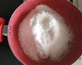 A picture of step 1 of Coconut Ladoo.