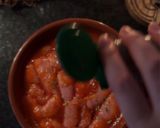 Foto del paso 3 de la receta: Intestinos zombie (Salchichas con tomate, cebolla y pimiento) - Adviento Halloween