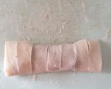 A picture of step 3 of Buffalo hot sauce rolls.