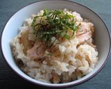 A picture of step 6 of Salmon Takikomi Gohan.