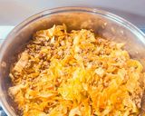 Kelkáposztás rakott tortilla recept fázis 4 fotója