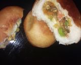 A picture of step 3 of Spicy chicken buns.