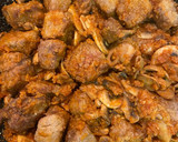 Foto del paso 5 de la receta: Dados de ternera con champiñones y puré de patatas ("Estilo fricandó")