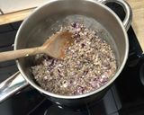 A picture of step 2 of Mushroom Soup.