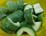 Hình bước làm 1 của món Trà bí đao