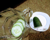 A picture of step 2 of Cucumber Cooler.