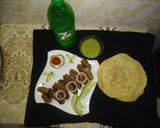 A picture of step 4 of Gola kabab.