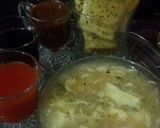 A picture of step 3 of Chicken Corn Egg Soup.