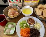Foto langkah ke 2 dari resep Tahu Bakso Ayam Sayur (Wortel & Jamur).