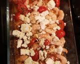 Une image de l'étape 3 de Crevettes aux tomates et feta.