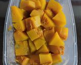 Foto langkah ke 1 dari resep Pumpkin Bread (Roti Labu Kuning).