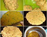 A picture of step 2 of Lahsuni Methi dhebra.