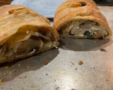 A picture of step 5 of Mediterranean stromboli.