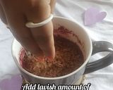 A picture of step 4 of Red Velvet Cake In A Mug | Valentine's Day Special Recipe.