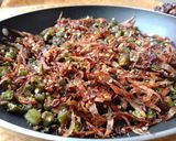 A picture of step 11 of Fried Bhindi.