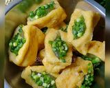 Foto langkah ke 3 dari resep Tahu Kopong Isi Aci, garing di luar kenyal dan lembut didalam 😋.