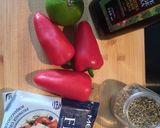 Une image de l'étape 1 de Mini poivrons farcis.