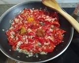 Foto del paso 5 de la receta: Cuscús con corazones de alcachofas y pimientos del piquillo