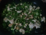 Salsa de pollo al verdeo