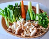 Hình bước làm 1 của món MÌ xào giòn chay