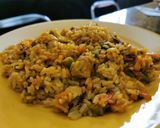 Foto del paso 4 de la receta Pollo con arroz verduras y curry!!!