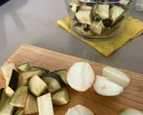 Foto del paso 1 de la receta: Pizza vegetal de berenjena