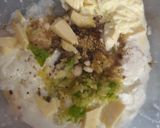 A picture of step 1 of Malai tikka biryani(no tomatoes).