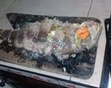 Foto del paso 5 de la receta: Carpa Rellena a la Parri con verduras y queso😉😄😍
