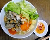 Hình bước làm 8 của món Nui sườn heo