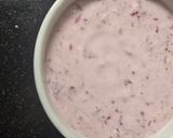 A picture of step 5 of Beetroot kachari raita.