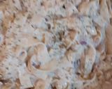 A picture of step 12 of Fettuccine alferado pasta.