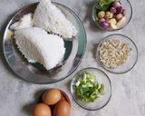 Foto langkah ke 1 dari resep Nasgor Teri Daun Jeruk.