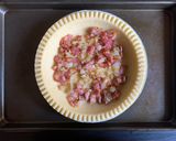 A picture of step 5 of Quiche Lorraine (Egg & Bacon Quiche).