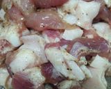 Hình bước làm 1 của món Ba chỉ heo chiên bột