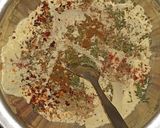 A picture of step 1 of Besan chilla.