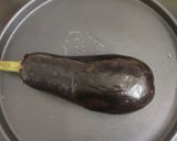 A picture of step 1 of Khandeshi baingan bharta.