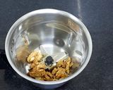A picture of step 1 of Walnut paneer kheer.