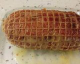 Foto del paso 3 de la receta: Solomillo ibérico relleno de frutos secos y patatas con pimientos de padrón fritos